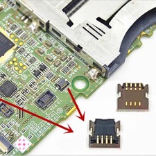 2x Touch Screen Flex FPC ZIF 4Pin Connector for Nintendo NDSL 2DS new 3DS Wiiu
