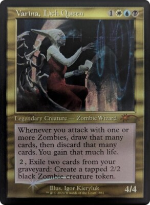 Varina, Lich Queen (Retro Frame) - Secret Lair Drop Series Foil MTG Magic