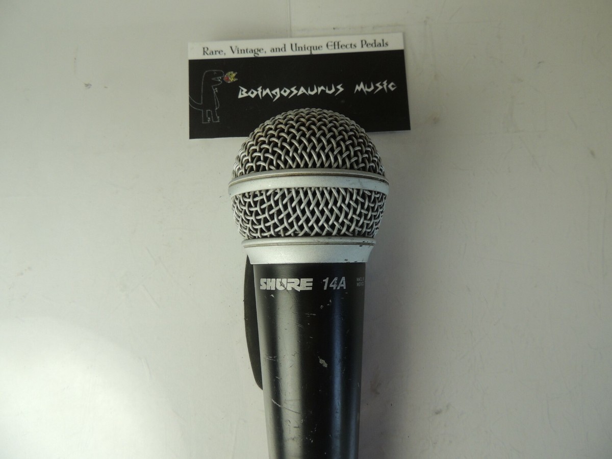 Shure Model 14A Dynamic Low Z Microphone Mic Free USA