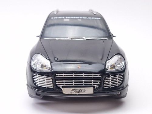 Maisto Playerz Porsche Cayenne Turbo 1:18 Diecast BLUE Model SUV *DAMAGED* - Picture 16 of 17