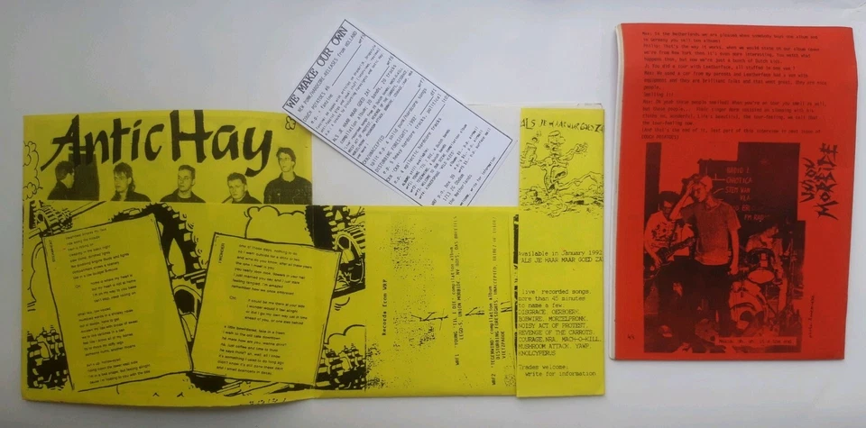 ANTIC HAY / DISTURBING FORESIGHTS ‎Couch Potatoes E.P. 7" | 2x Dutch Punk + Zine - Bild 3 von 4