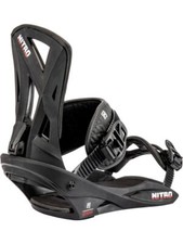 Attacchi Snowboard Bindings NITRO STAXX Black  Stagione 2025