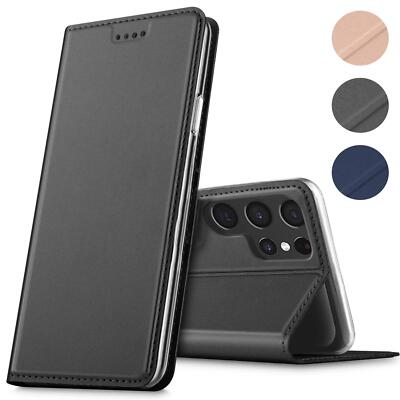 Flip Case Tasche für Samsung Galaxy S22 Ultra Schutz Hülle Klapphülle Cover