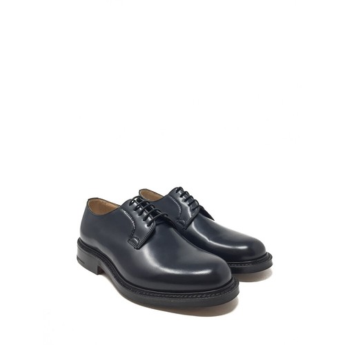 Stringata oxford Church's Fairfield 81 in camoscio blu