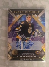 22-23 UD Black Diamond RAYMOND BOURQUE Legends Auto /10