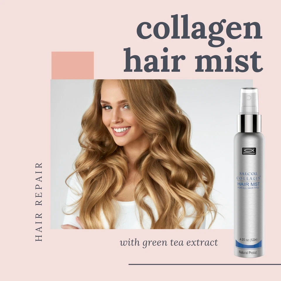 Salcoll Collagen Hair Mist Repair Leave in Conditioner , 120ml - Image 2 of 4