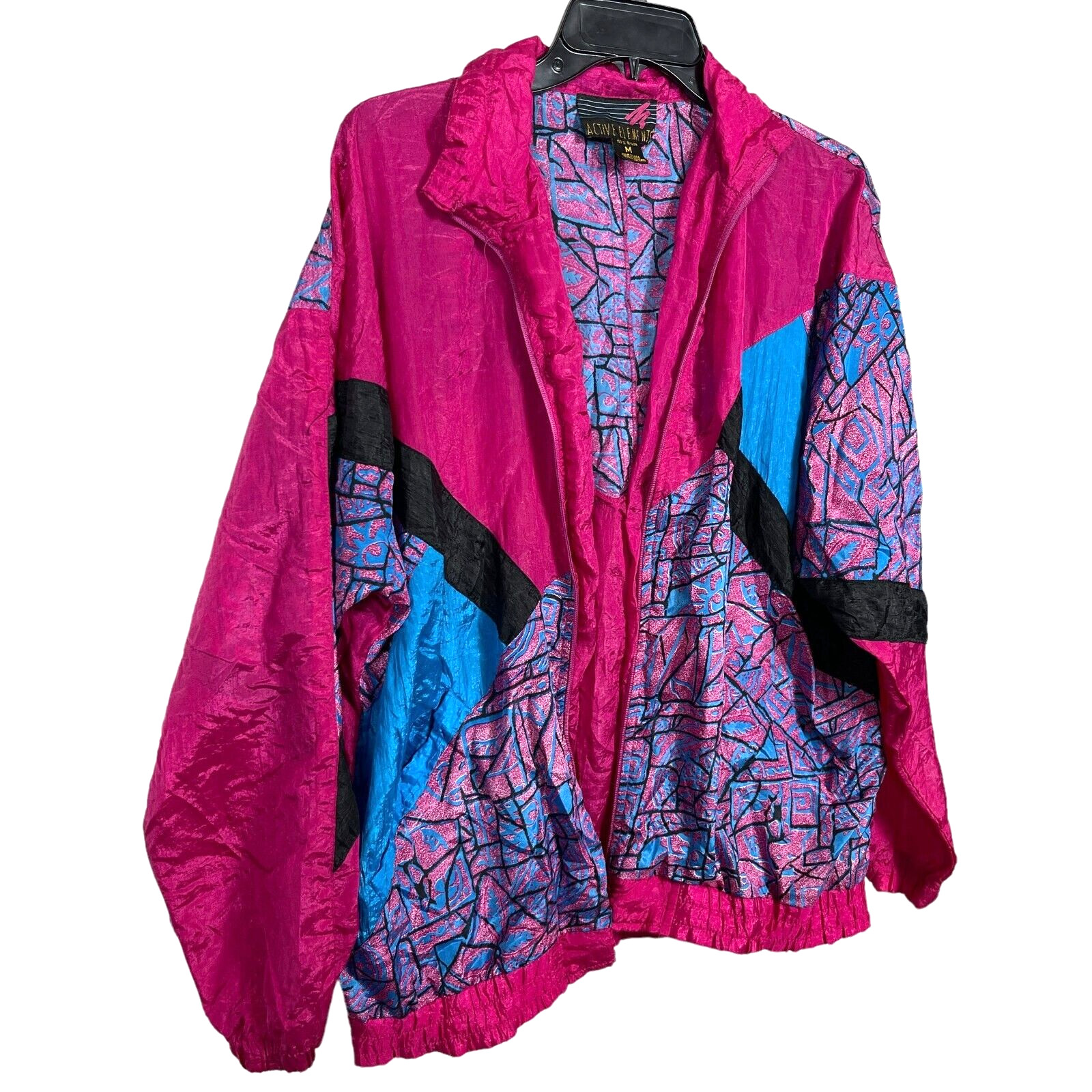 Vintage Active Elements Windbreaker Jacket Womens… - image 5