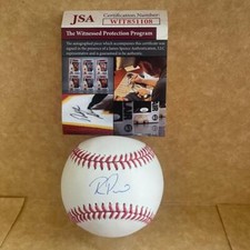 REGINALD PRECIADO CHICAGO CUBS SIGNED AUTOGRAPHED M.L. BASEBALL JSA WIT851108