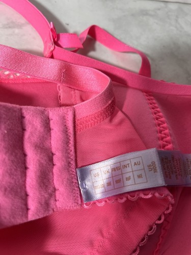 Sexy sujetador push up 38 DDD Savage x Fenty acolchado de encaje rosa intenso - Imagen 6 de 6