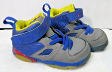 Nike Jordan Flight Club '91 Gray Royal Blue Retro Sneakers Size 7C