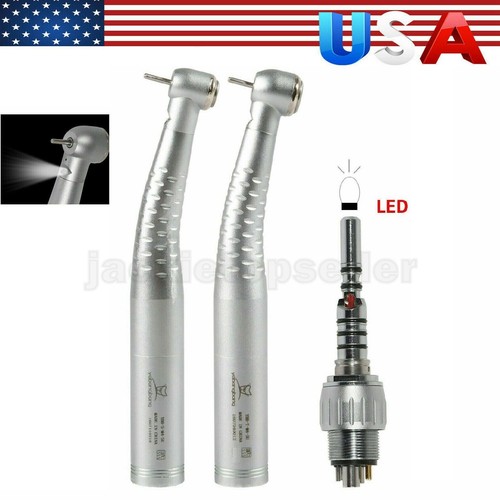 Dental LED Fiber Optic Turbine Handpiece 6-Hole Quick Coupler fit kavo / Rotor - Picture 3 of 10