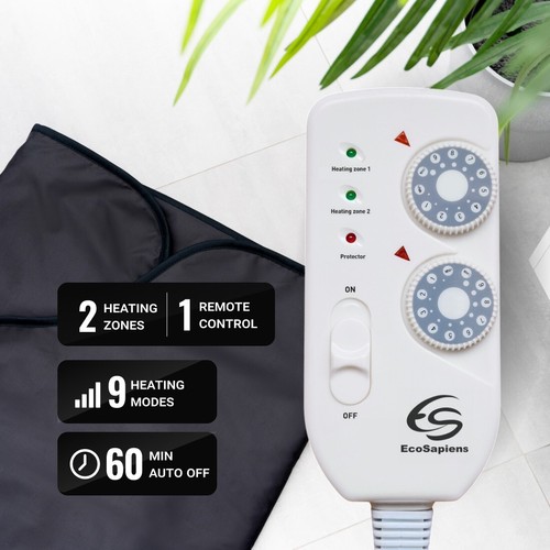Infrarot Sauna Blanket Heizdecke Heizmatte CE Körper Abnehmen Fitness Saunadecke - Bild 23 von 26