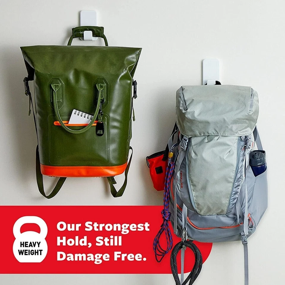 Command 15 Lb XL Heavyweight Wall Hook, Damage Free Hanging Wall Hook - Image 4 of 4