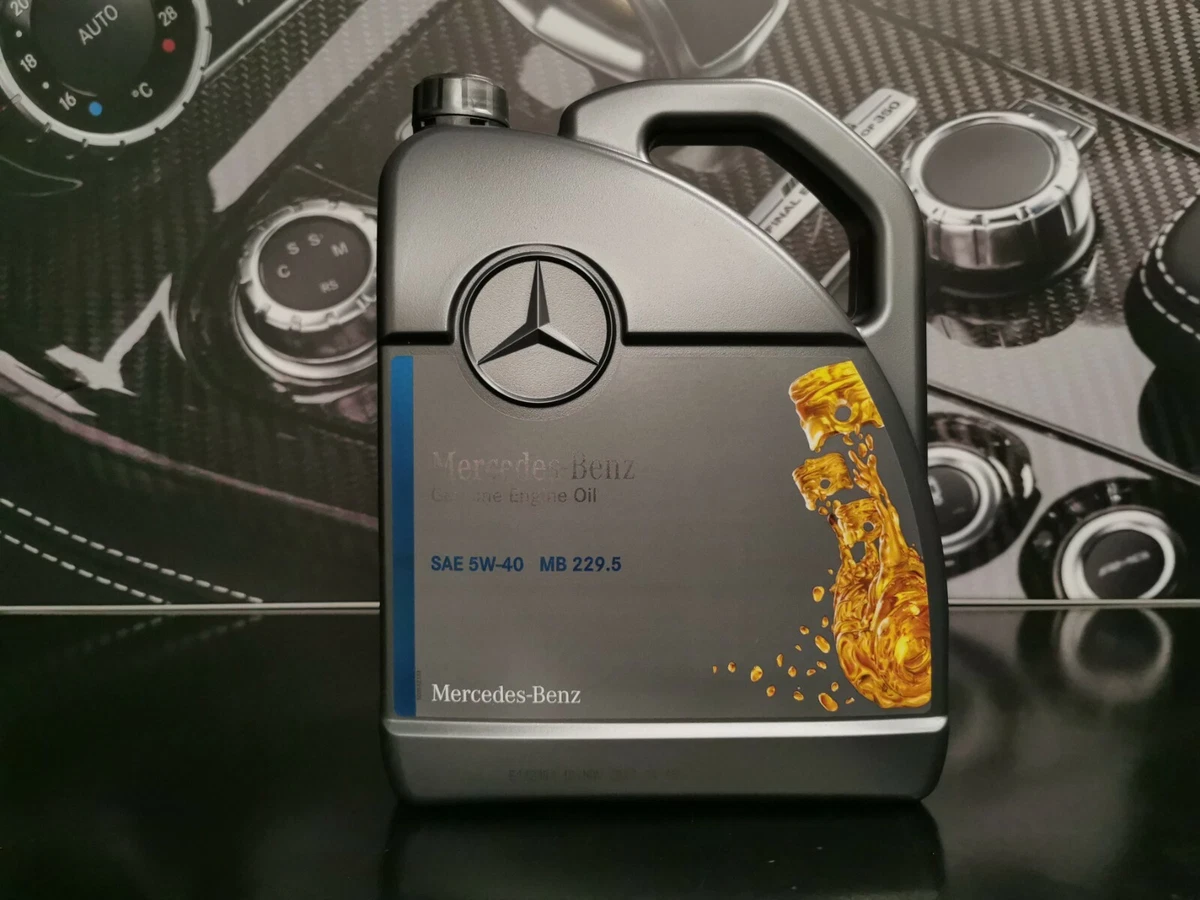 5L Genuine Mercedes Benz 5W40 Fully Synthetic Petrol Engine Oil 229.5 Z5PPAC