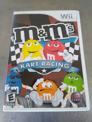 M&Ms Kart Racing - Nintendo Wii Tested Working Genuine Authentic Complete 