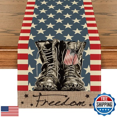 Artoid Mode Stripes Stars Boots Freedom 4th of July Patriotic Memorial Day Ta