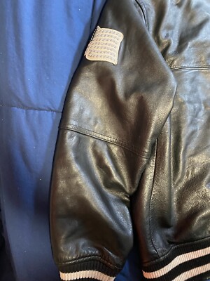supreme uptown studded leather jacket