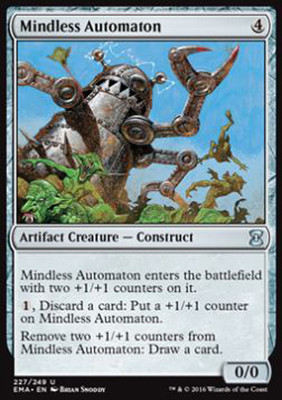 MTG MINDLESS AUTOMAT FOIL EXC - AUTOMATIK - EMA - MAGIC