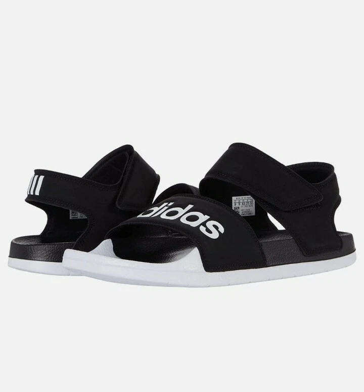 Sandali Adidas Unisex Adulto Adilette Taglia Uomo 11 Donna 12 Core Nero Bianco