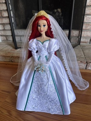 Disney Limited Edition Doll Platinum Little Mermaid Ariel Wedding