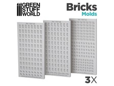 Green Stuff World - Stampi in silicone - MATTONI, 1507