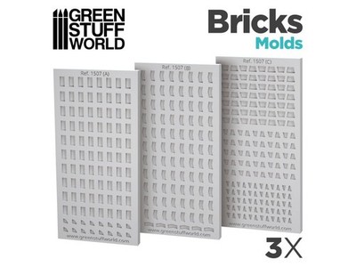 Green stuff world - Silikonformen - BRICKS, 1507