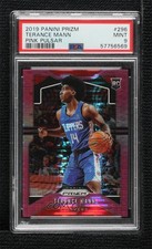 2019-20 Panini Prizm Rookie Pink Pulsar 4/42 Terance Mann #296 PSA 9 MINT 17ni