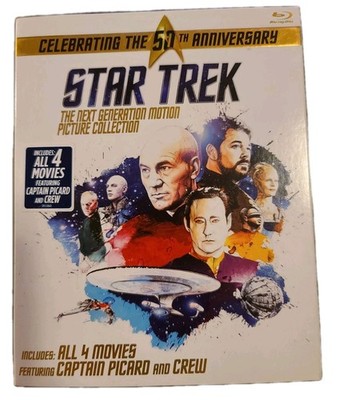 Star Trek Next Generation Motion Picture Collection Blu ray Sci Fi Movie Set