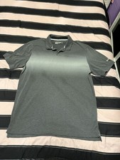 Nike Golf Tour Performance Dri-FIT Gray Polo Shirt Men's M Moisture Wicking
