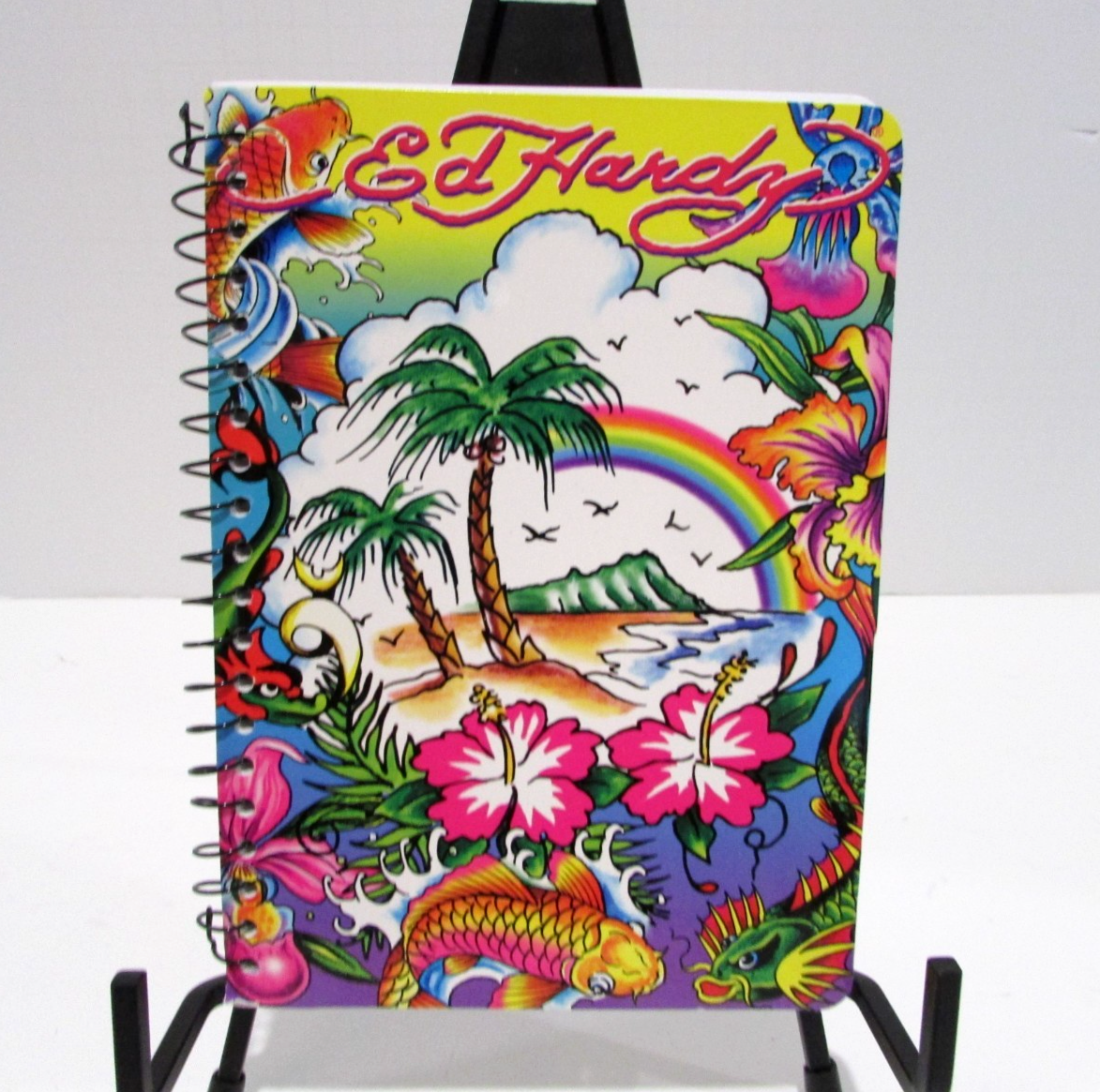 Lisa Frank Ed Hardy Spiral Notebook Koi Palm Collab Y2K 5
