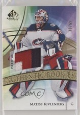 2020 SP Game Used Authentic Rookies Gold 30/65 Matiss Kivlenieks #131 Patch 0bl6