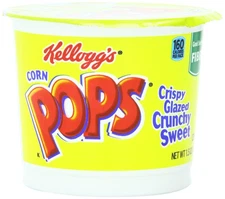 Corn Pops Breakfast Cereal, 1.5 Ounce Single Serve Cup, 6 Cups Total