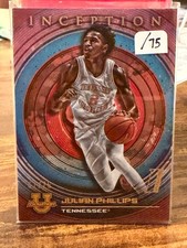 2023 Bowman University Inception JULIAN PHILLIPS 1st Auto #'d /75 CHICAGO BULLS