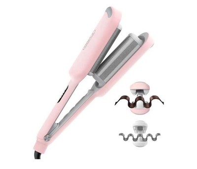 Curling Iron Hair Crimper Waver - TYMO ROVY Beach Waves Curling Wand