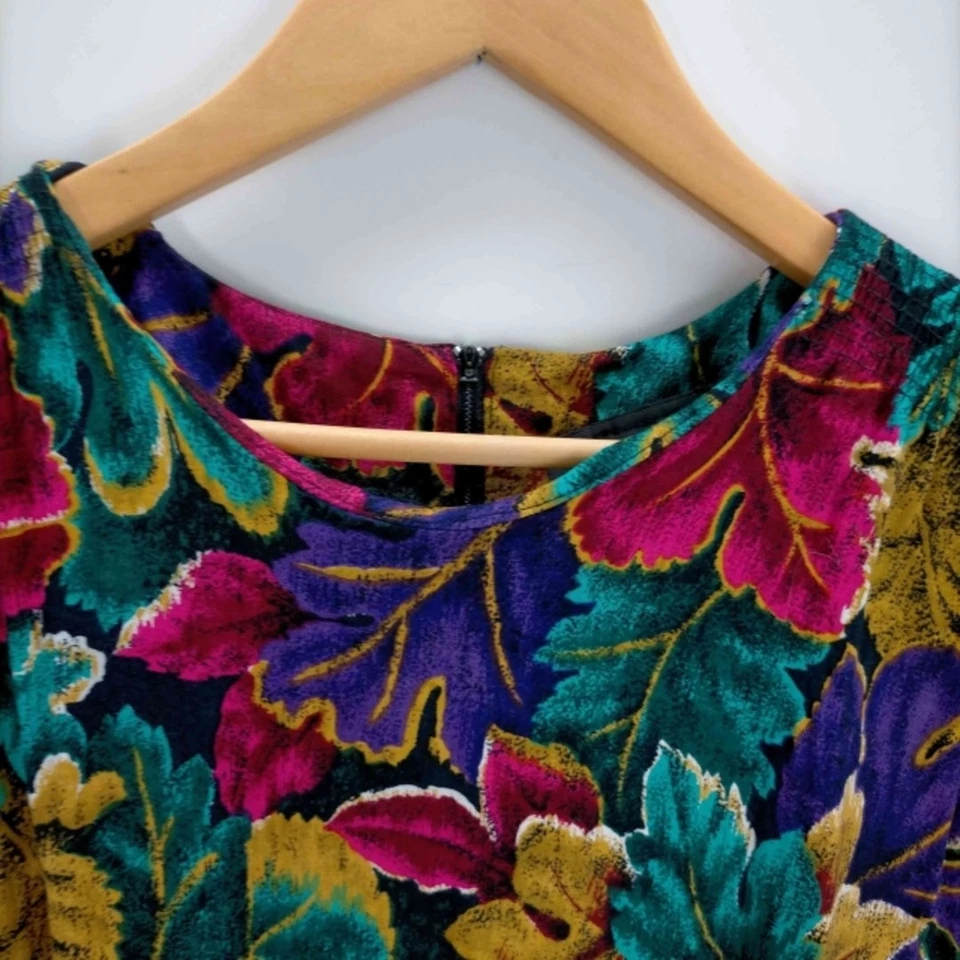 JOHN ROBERTS (John Roberts) Women's All Pattern Gather Dress Used BAZZ-0 - Image 3 of 4