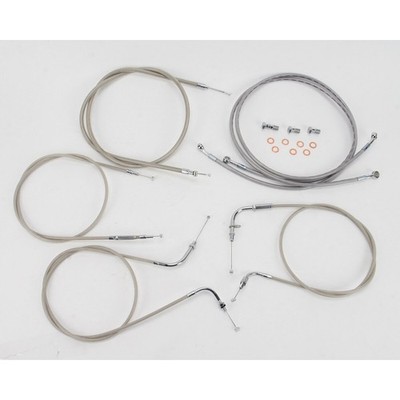 Baron Custom Accessories 12 in. Handlebar Cable and Line Kit - BA-8048KT-12