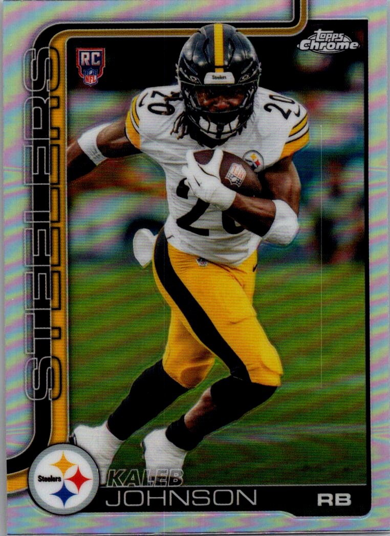2025 Topps Chrome #323 Kaleb Johnson Refractor