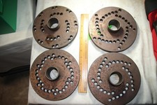 Wheel Balancer 40mm Pin Plate System LOT of 4 plates