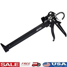 Heavy Duty Caulk Gun 29oz 18:1 Thrust Rotating Barrel Dripless Ladder Hook New