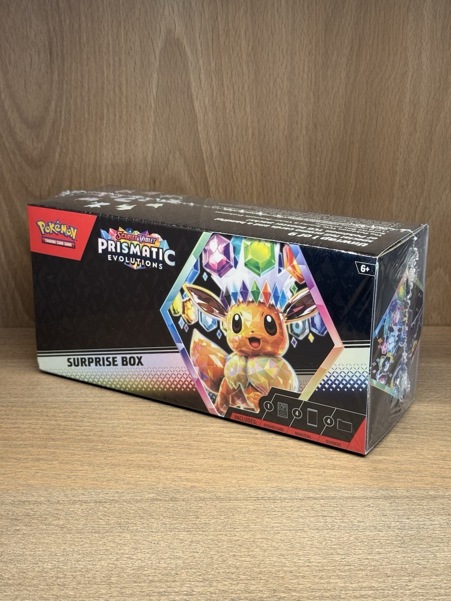 新品 Prismatic Evolutions Surprise Box Pokémon Scarlet & Violet Prismatic Evolutions Surprise Box