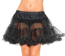 Petticoat Double Layer Tulle Fancy Dress Up Halloween Costume Accessory 4 COLORS
