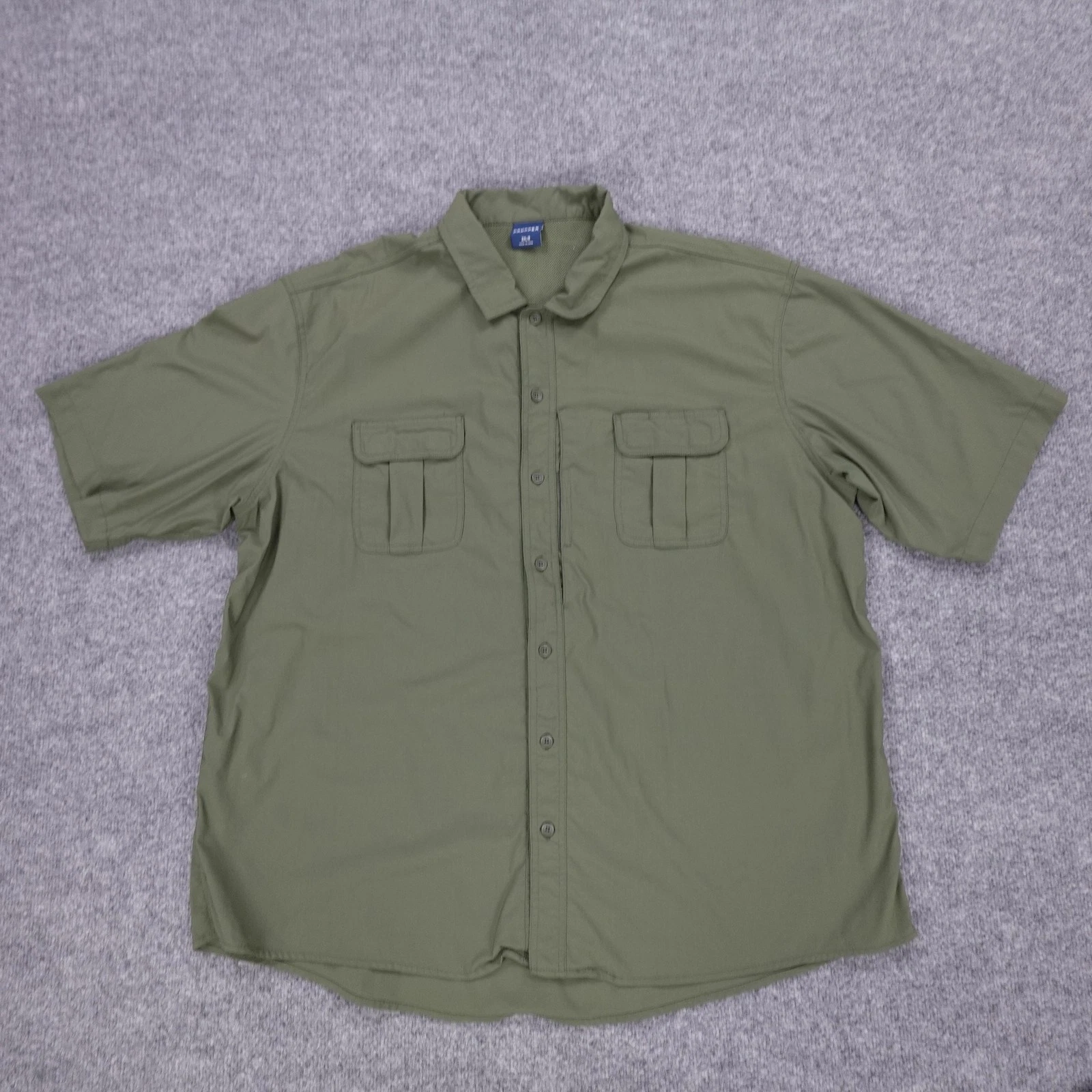 Propper Shirt Mens 2XL Olive Tactical Vented Mesh Ripstop Hiking Fishing Outdoor