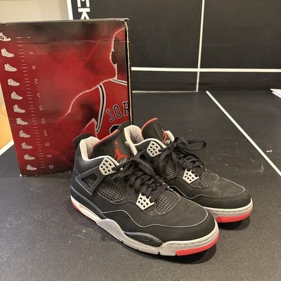 Nike Air Jordan 4 Retro OG Bred 2008 308497-003  MENS SZ 10CDP Countdown Pack