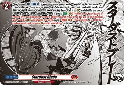 x1 Stardust Blade - DZ-SS09/018EN - TD CFV M/NM