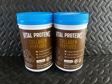 2x Vital Proteins Chocolate Collagen Peptides Dietary Supplement 13.5oz 09/2027