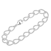 Armband 925 Sterling Silber 22Cm Langpanzerkette Damen Designer Armbandkette