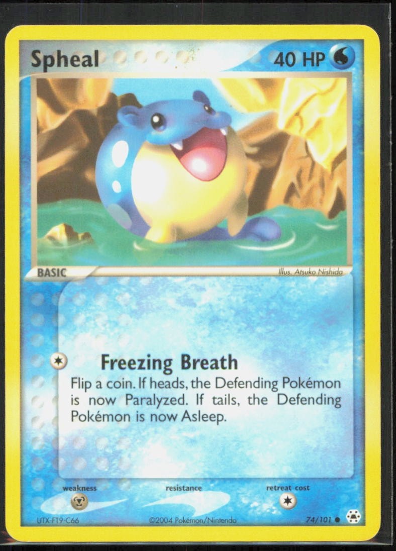Spheal Common Hidden Legends #74/101 [Lightly Played] Pokemon TCG