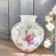 1950s Kronach Bavaria OCA Porcellan Floral Vase Bud Vase Marked Anita 63/1 VTG