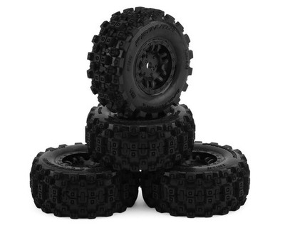 Pro-Line Arrma Mojave Grom Badlands MX Pre-Mounted Tires (Black) (4)