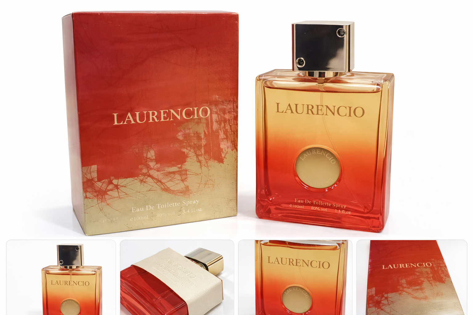 Laurencio Eau De Toilette 100ml | Men’s Cologne | Fresh Warm Fragrance